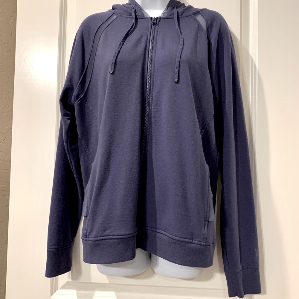 Victoria Sport Fleece W/Mesh Zip Hoodie